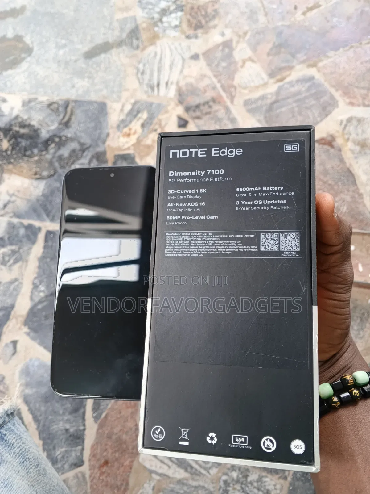 Infinix Note Edge 256 GB Black