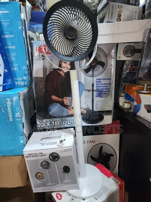 3-Way Rechargeable Standing|table|wall Fan-5 Speed Adjustable Design