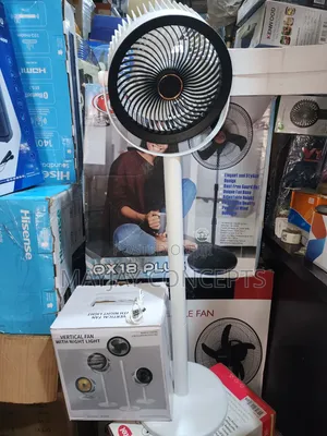 3-Way Rechargeable Standing|table|wall Fan-5 Speed Adjustable Design