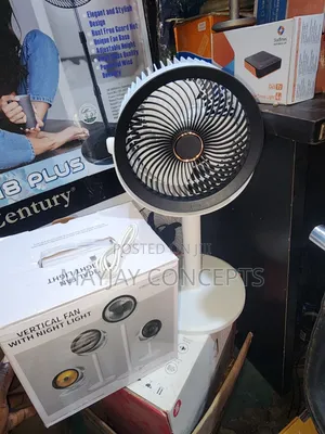 3-Way Rechargeable Standing|table|wall Fan-5 Speed Adjustable Design