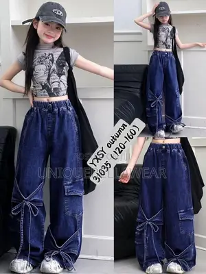 5yrs to 12yrs Kids Brandnew High Quality Premium Luxury Girls Baggy