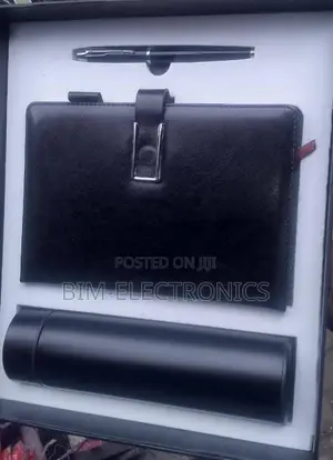 3 in Souvenirs With Pen, Flask and Note Pad.
