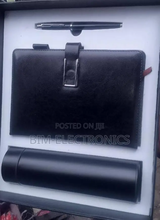 3 in Souvenirs With Pen, Flask and Note Pad.