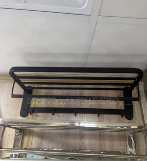 Multiple Towel Rail Black Matte