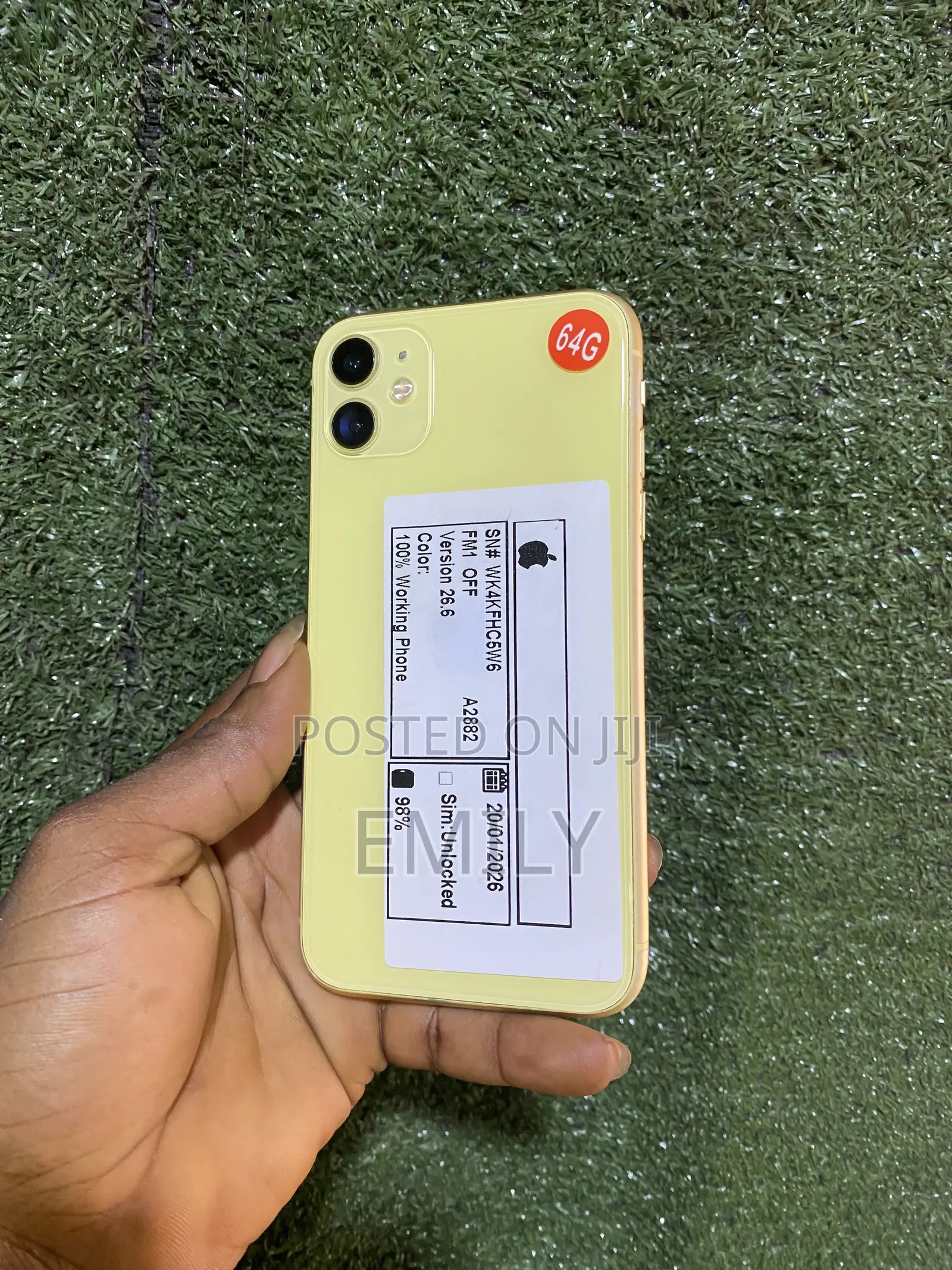 Apple iPhone 11 64 GB Yellow