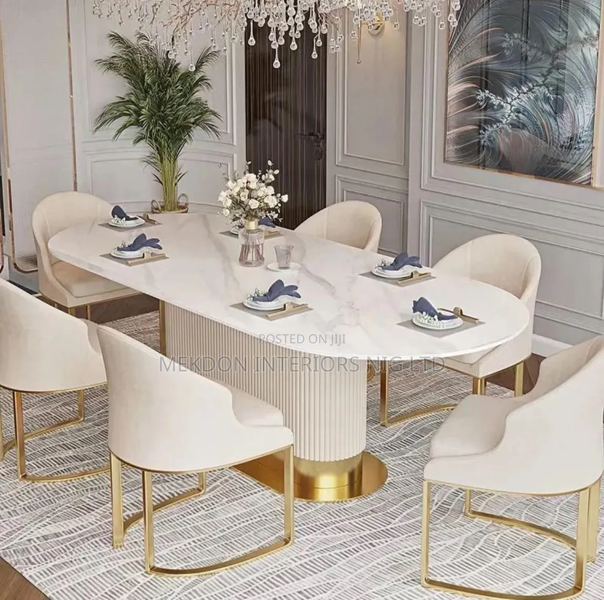 High Quality Mable Top Dining Set