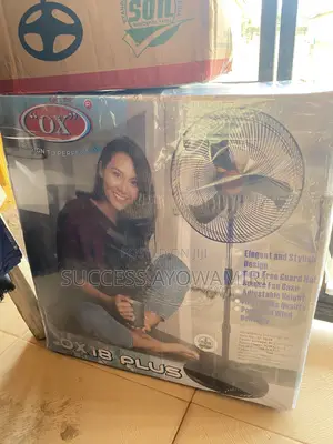 OX 18-Inch Plus Standing Fan – Adjustable Height