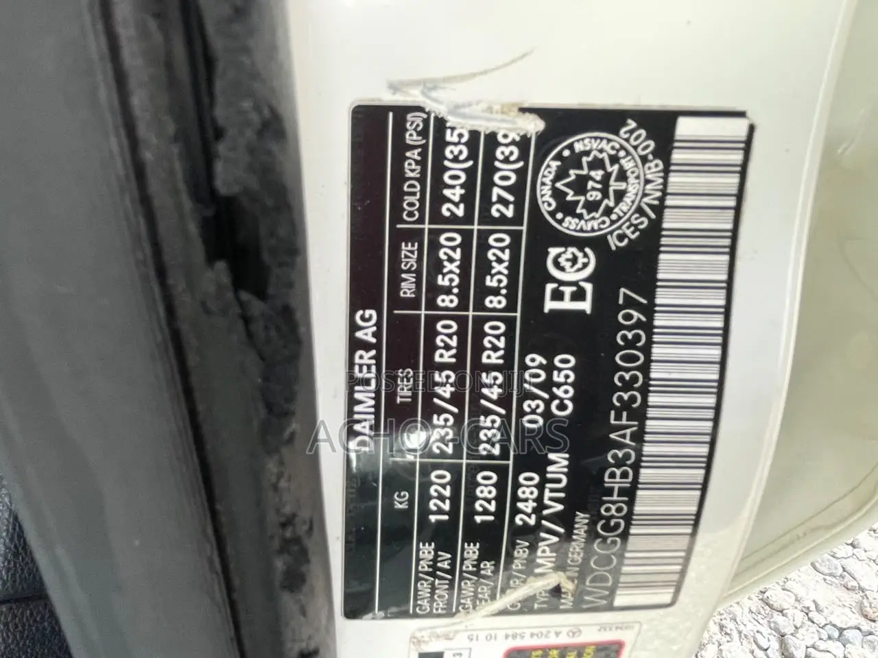 Mercedes-Benz GLK-Class 2010 White