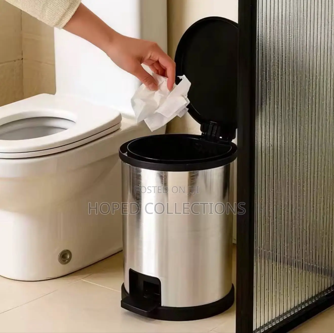 Drum Shaped Pedal Bin