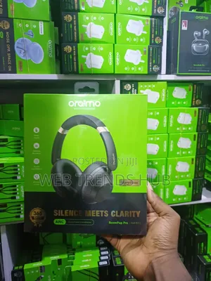 Oraimo BoomPop Pro ANC Wireless Headphones (OHP-917) - Black