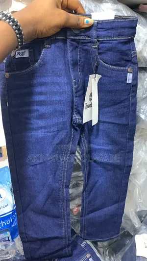 Boys' Blue Denim Jeans (Ages 4–12 Years)