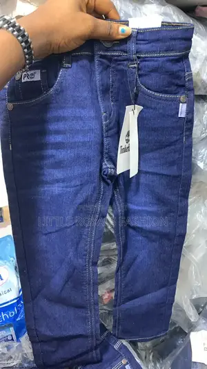 Boys' Blue Denim Jeans (Ages 4–12 Years)
