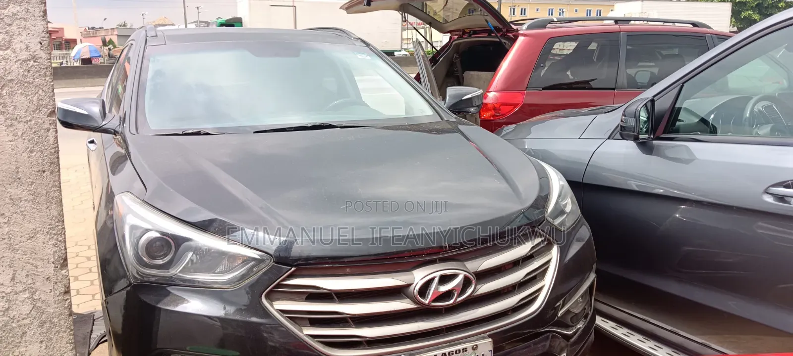 Hyundai Santa Fe SE AWD 2017 Black