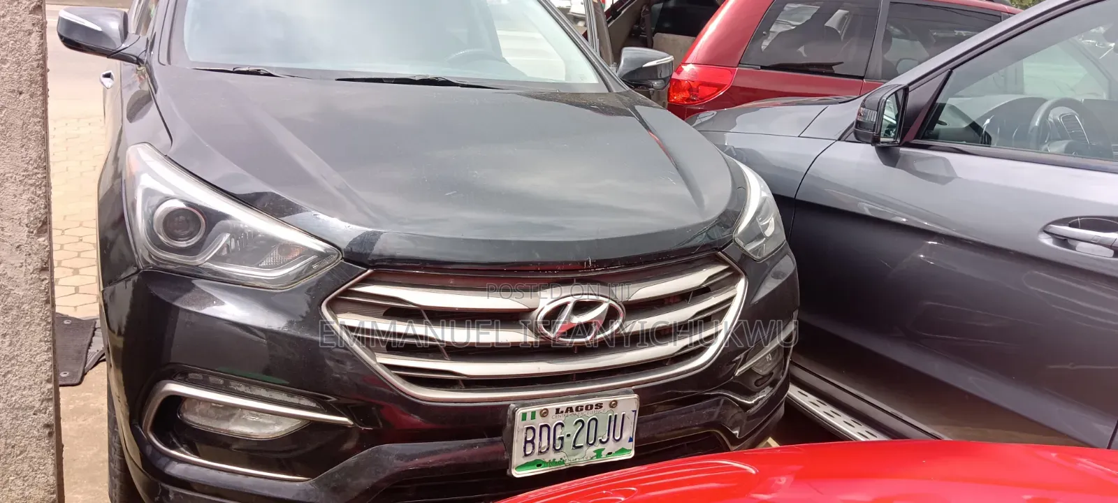 Hyundai Santa Fe SE AWD 2017 Black