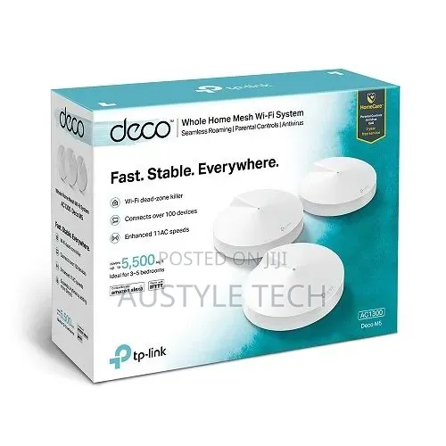 TP-Link Home Mesh Wi-Fi System - Deco M5 Ac1300- 3 in 1