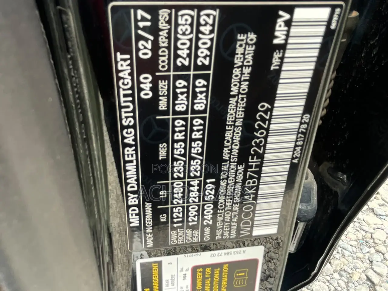 Mercedes-Benz GLC-Class 2017 Black
