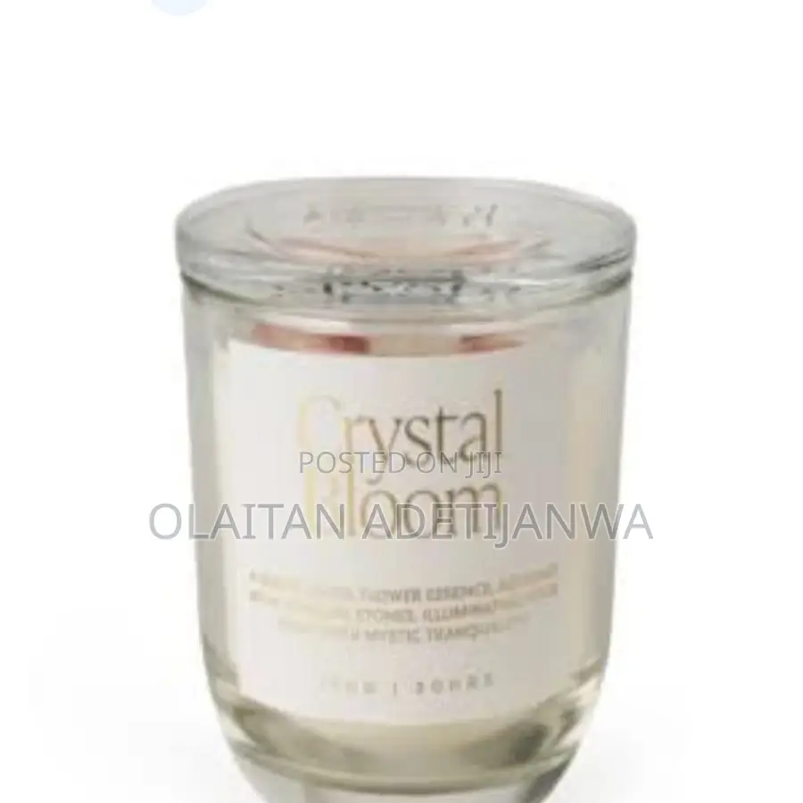 Scented Candle Scented Soy Candle Infused With Crystals