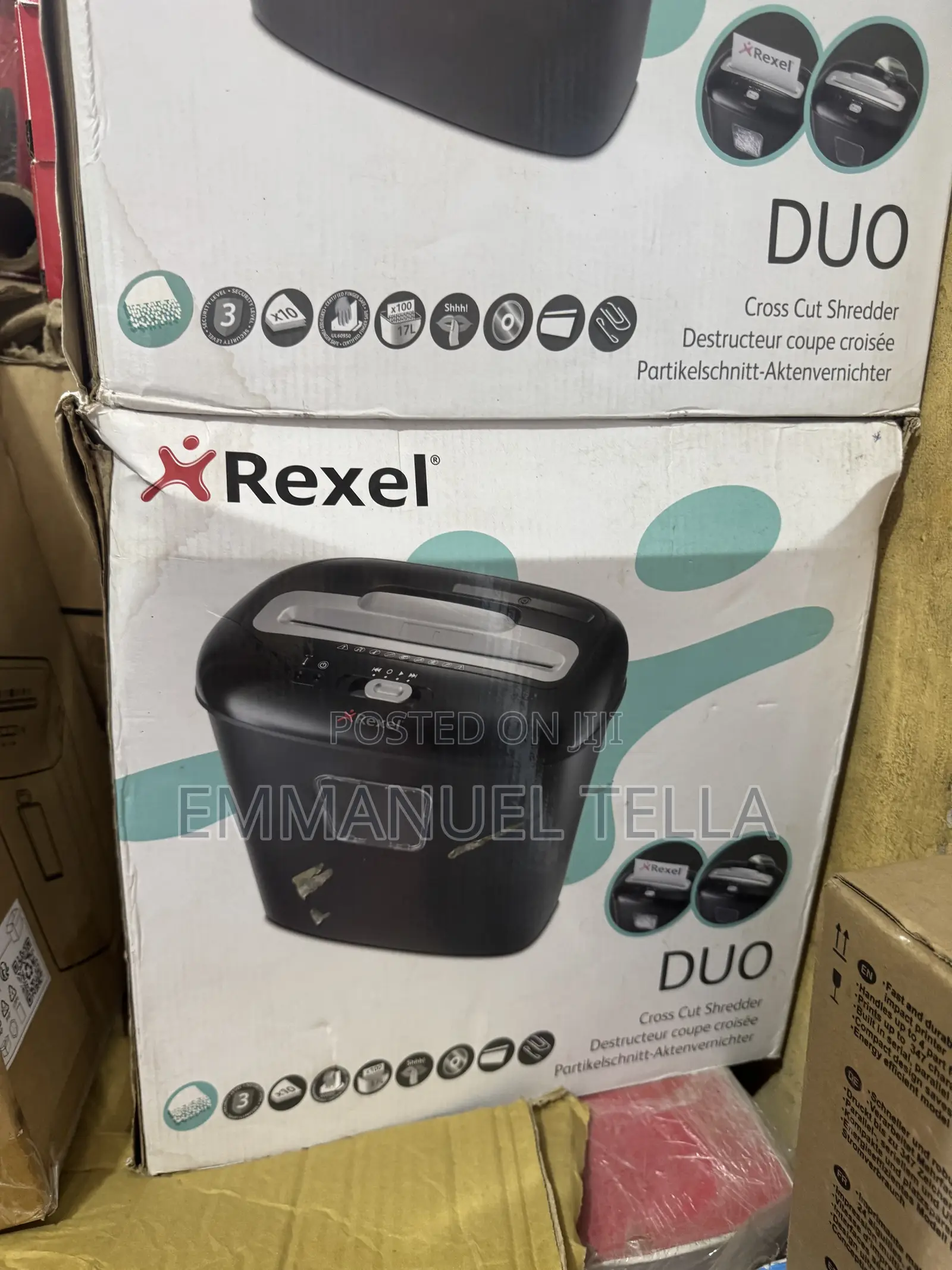 Rexel Duo Paper Shredder