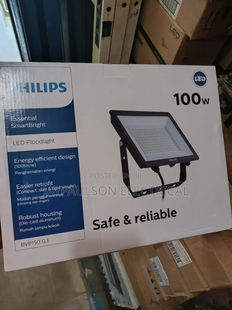 Philips Essential SmartBright G3 LED Floodlight (100W)