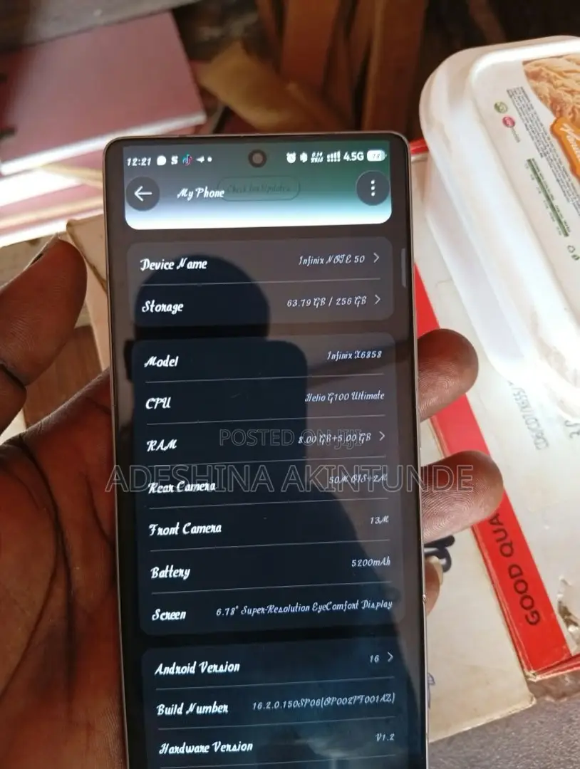 Infinix Note 50 4G 256 GB