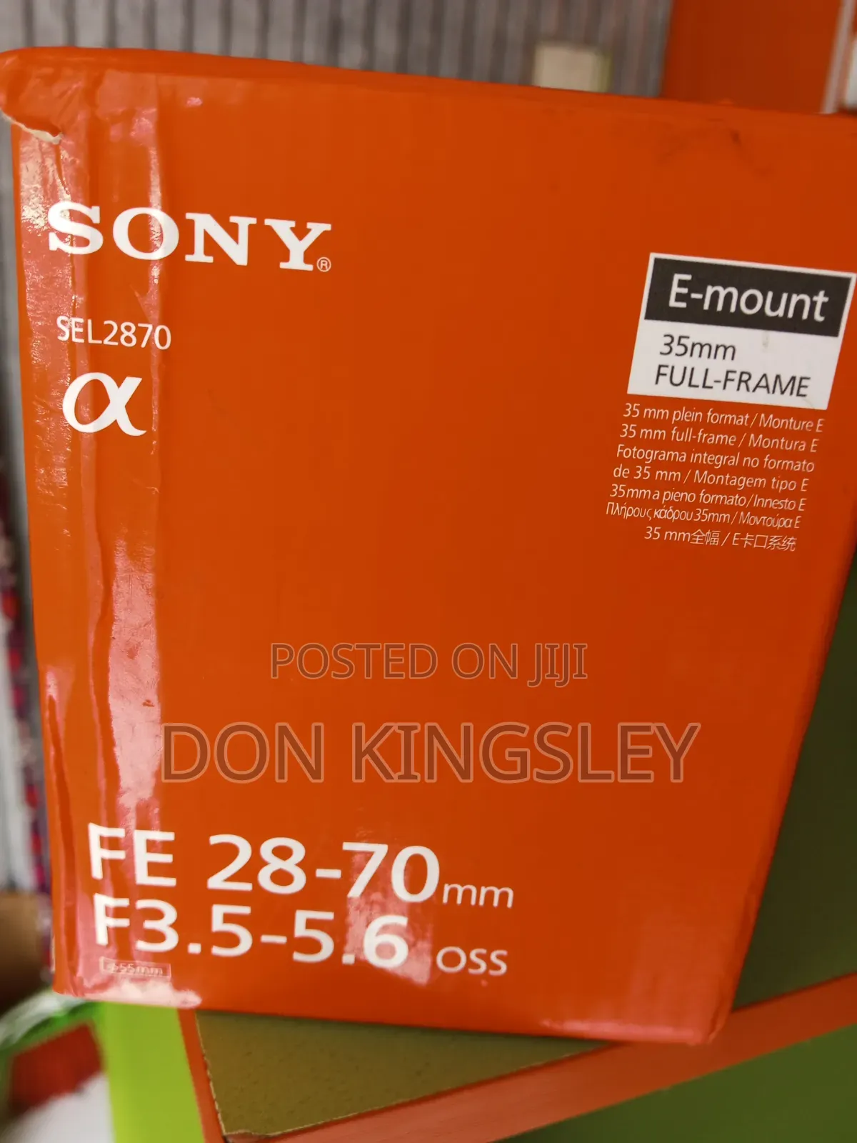 Sony 28-70 Mm Lens