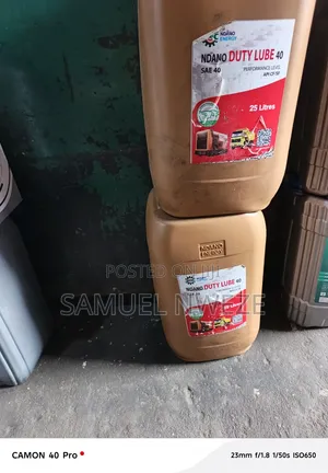 Ndano Duty Lube 40, a 25-Litre Plastic Container of SAE 40 Monograde
