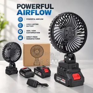 Rechargeable Portable Fan – Powerful Cooling Anywhere!