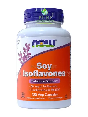 NOW Foods Soy Isoflavones 60mg Isoflavones 120 Caps_ Endocrine Support