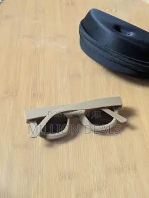 Classic Oval Men's Trendy Sunglasses Beige