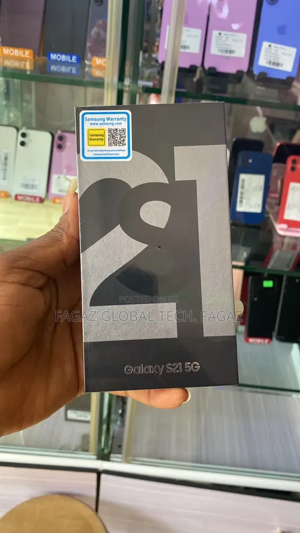 New Samsung Galaxy S21 5G 128 GB Black