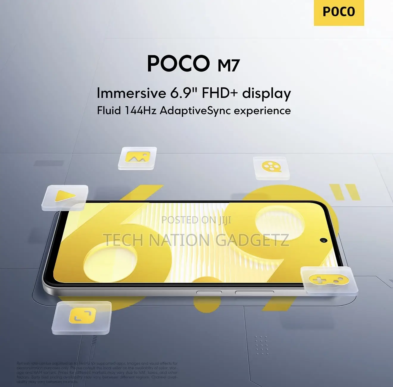 New Xiaomi Poco M7 128 GB Black