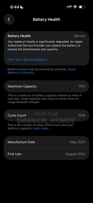 Apple iPhone 15 Pro 256 GB Black