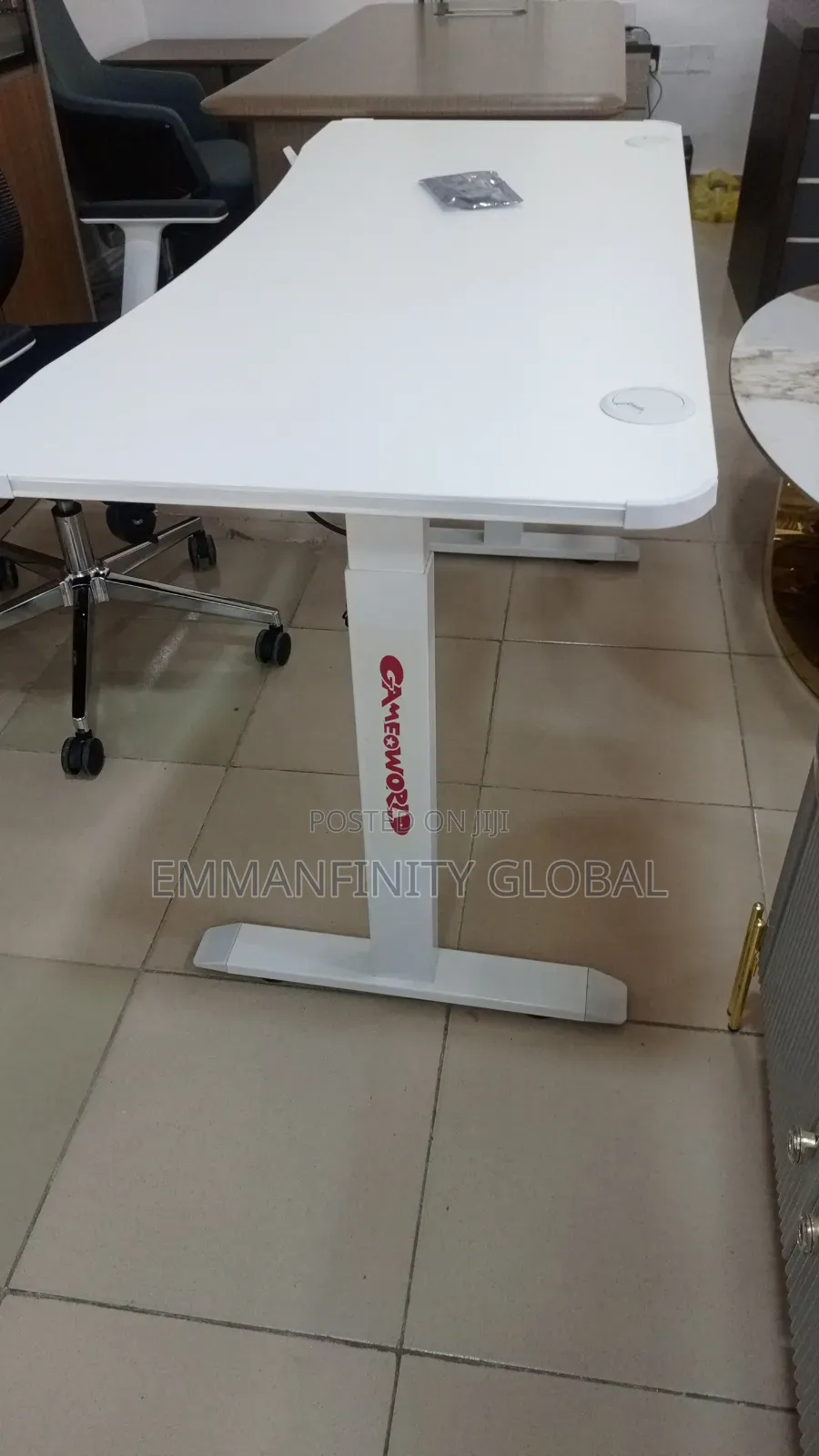 Digital Adjustable White Table