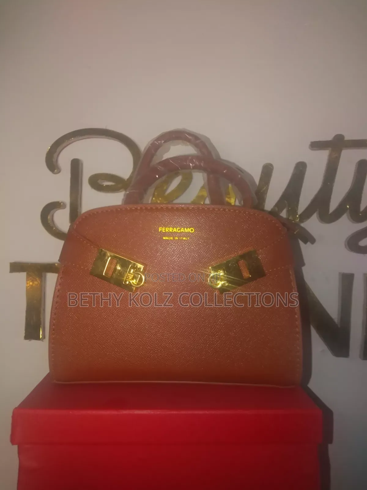 Quality Ferragamo Leather Bag