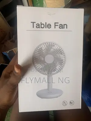 Compact USB Type-C Rechargeable Table Fan & Desk Fan