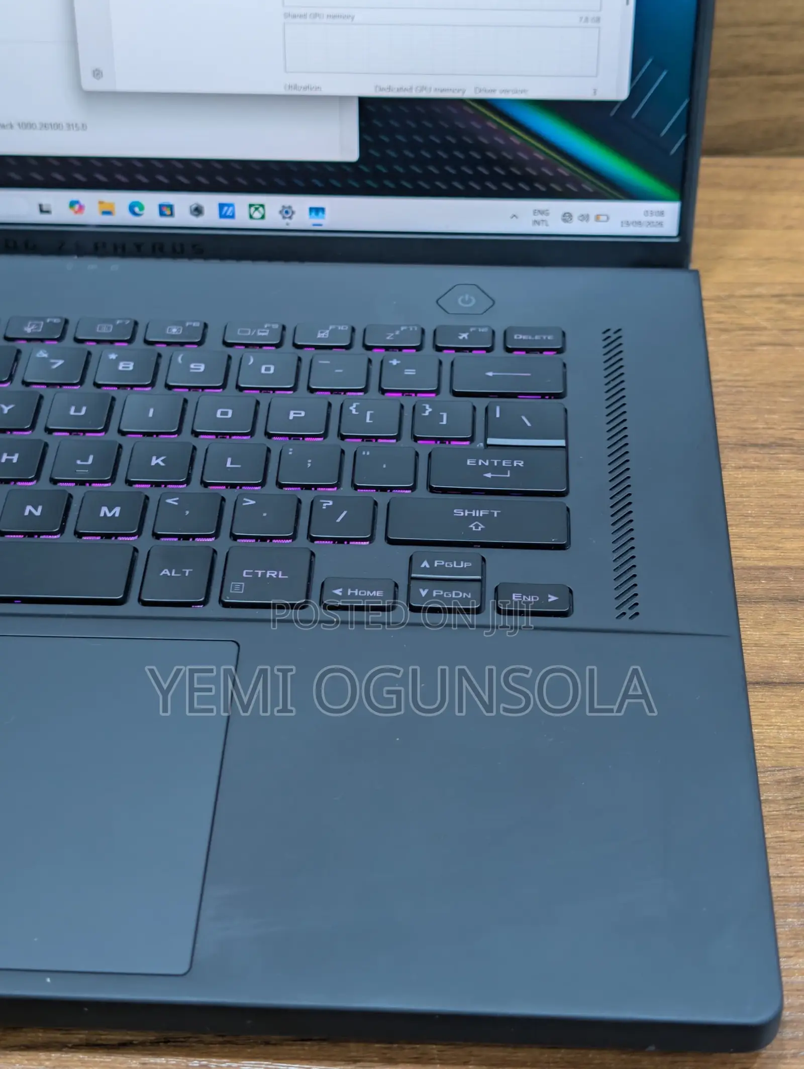 New Laptop Asus ROG Zephyrus M16 16GB Intel Core i9 SSD 1T