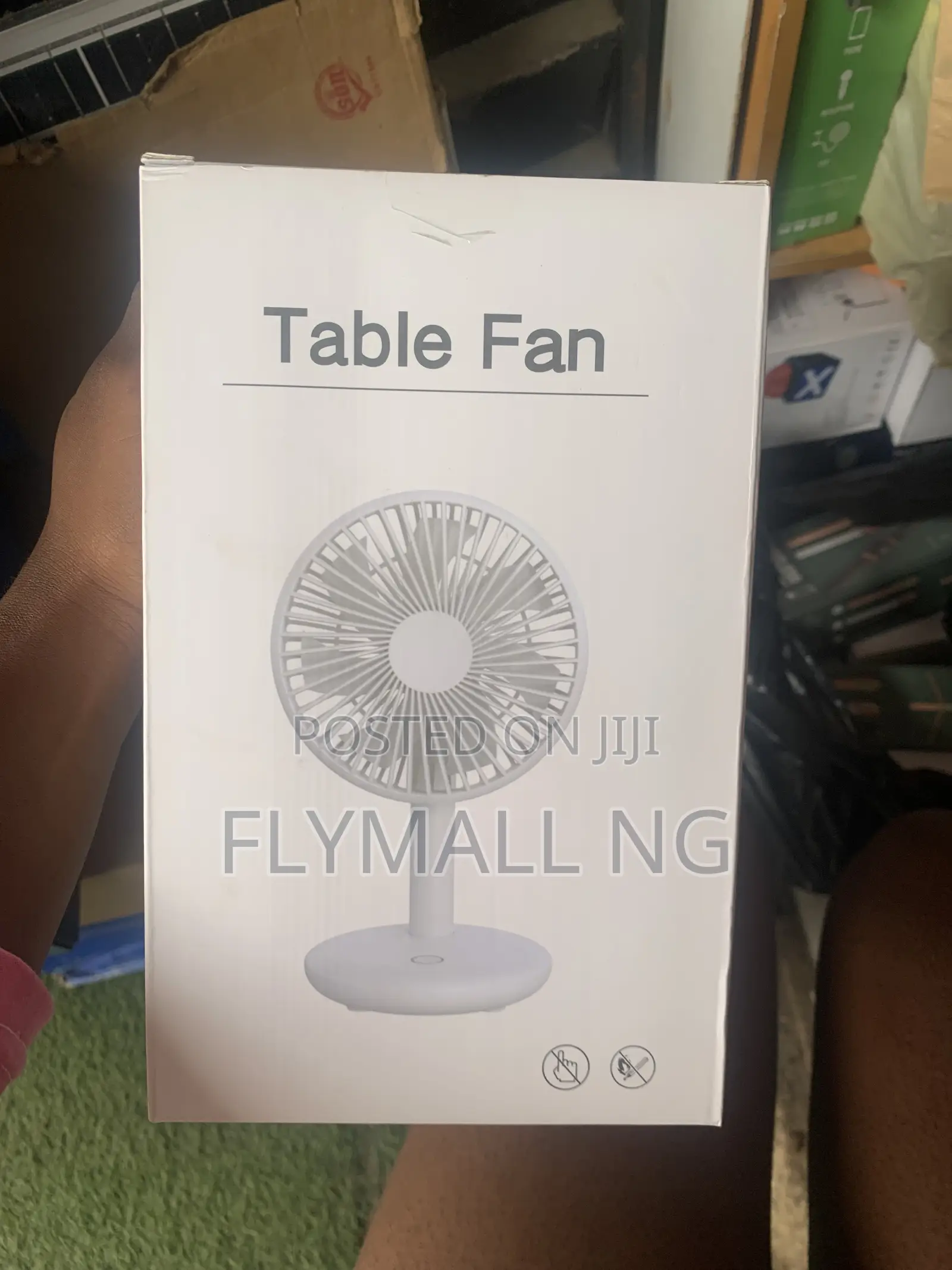 Portable Automatic USB Desktop Cordless Rechargeable Desk Table Fan