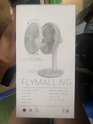 Portable Automatic USB Desktop Cordless Rechargeable Desk Table Fan