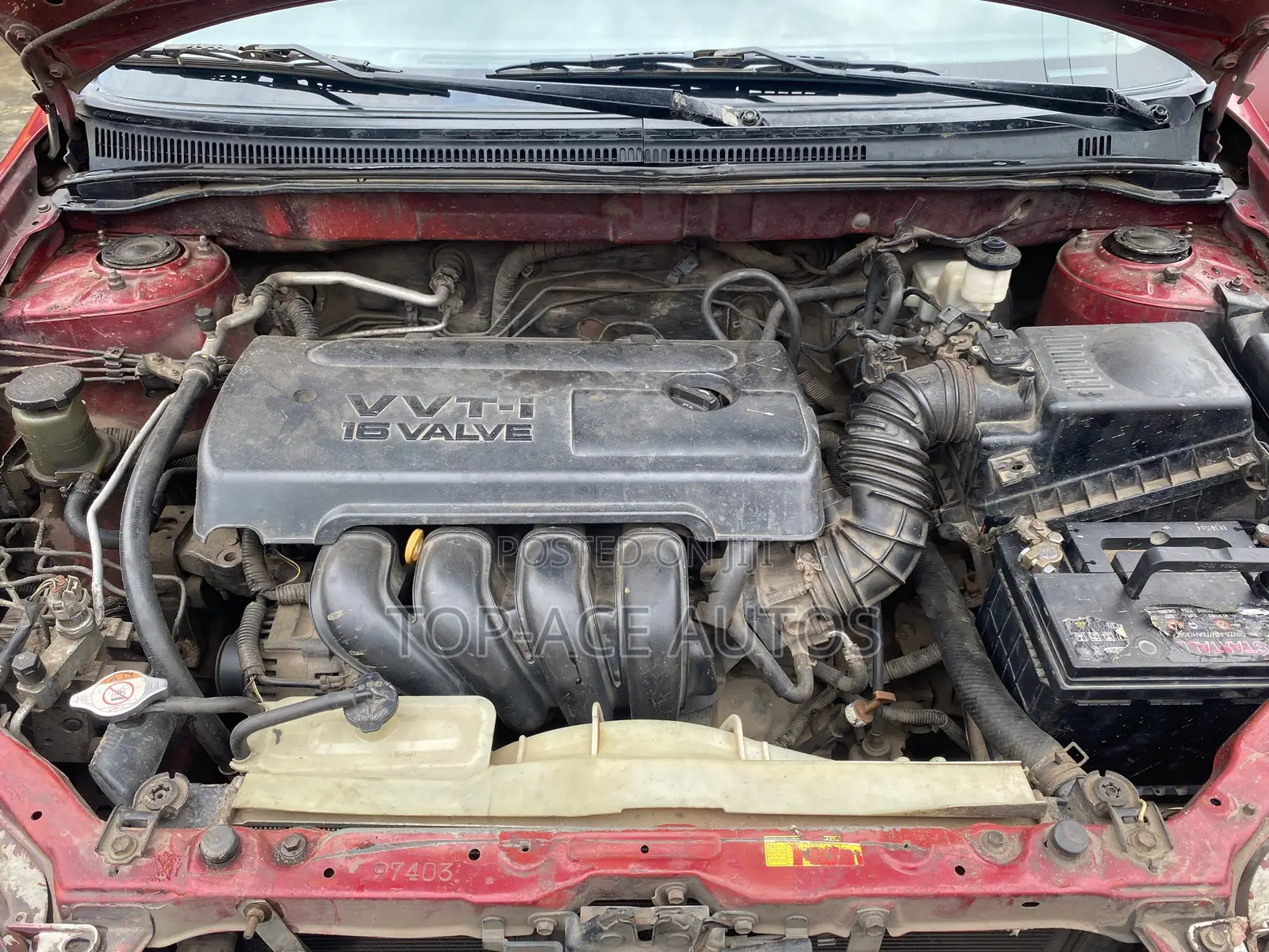 Toyota Corolla 2008 Red