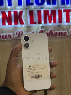 New Apple iPhone 16 128 GB White