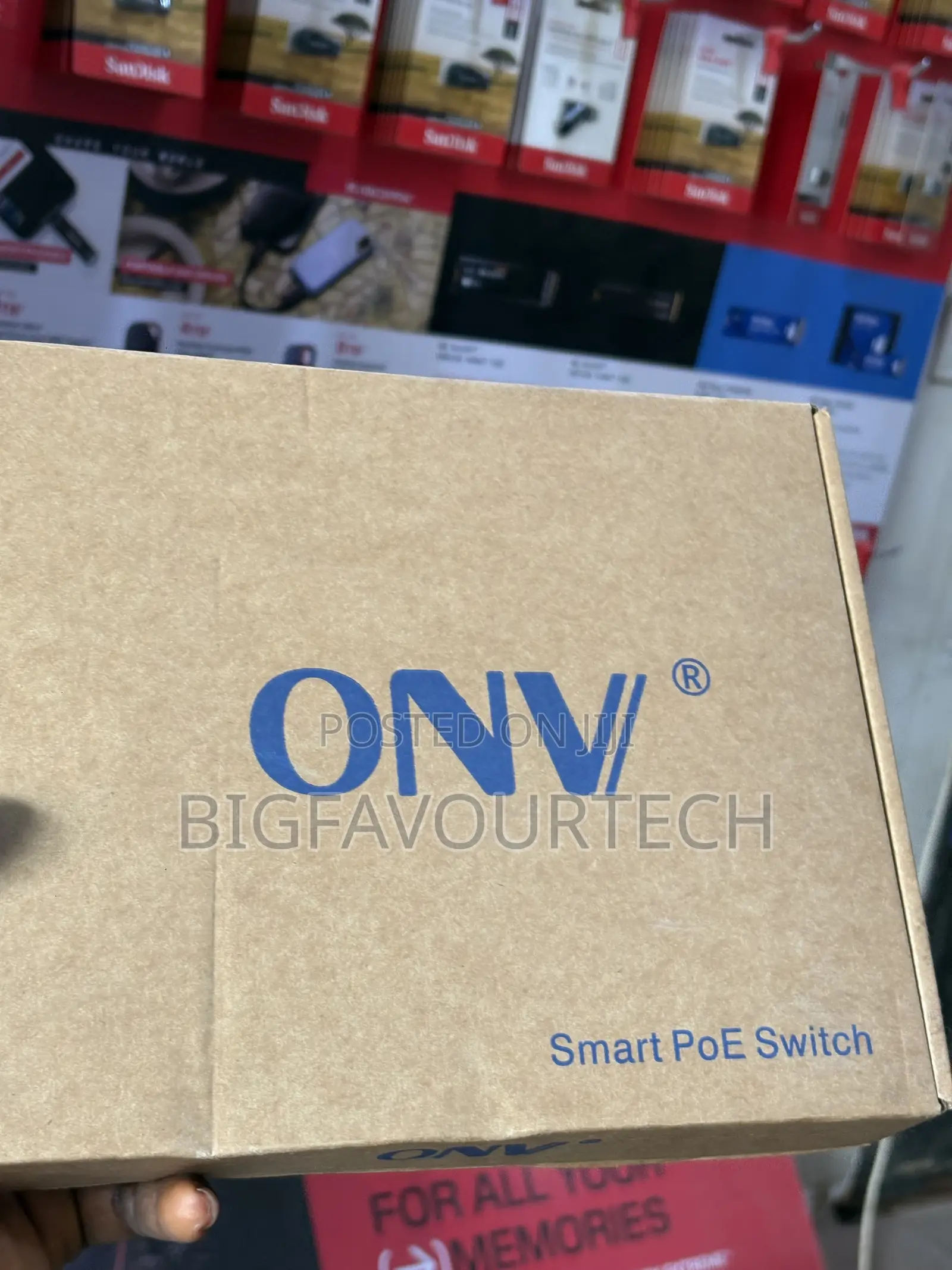 ONV ONV-H3108PS Smart PoE Switch 8-Ports
