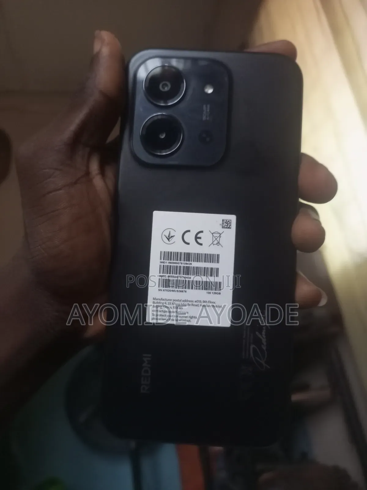 Xiaomi Redmi 15C 4G 128 GB Black
