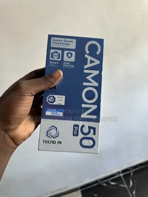 New Tecno Camon 50 Pro 256 GB Black