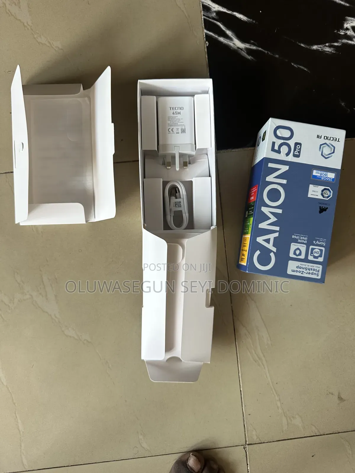New Tecno Camon 50 Pro 256 GB Black