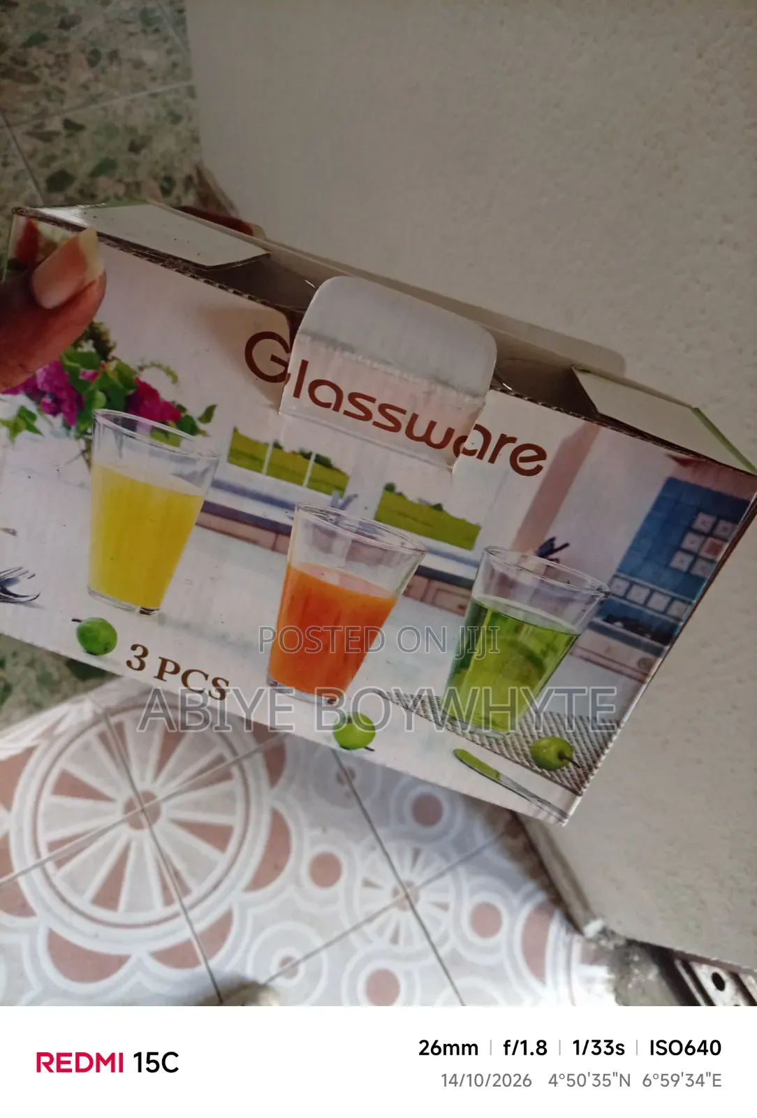 3pcs Glass Cup