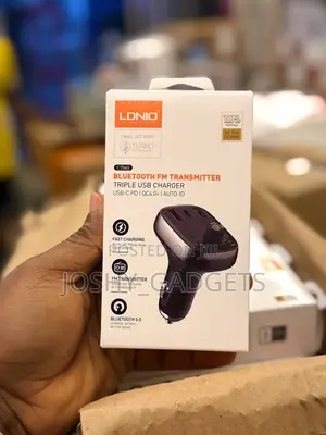Original Ldnio Bluetooth Fm Transmitter Tripple Fast Car Charger