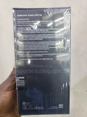 New Samsung Galaxy S20 128 GB Gray
