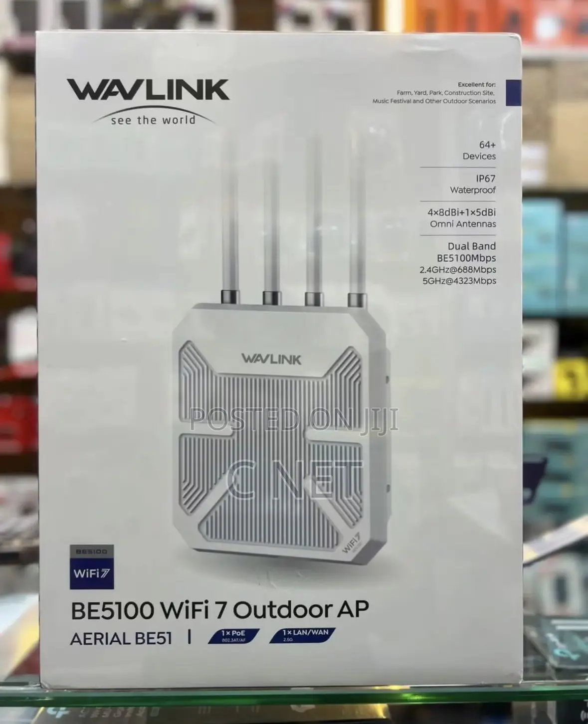 Wavlink WiFi 7 Outdoor Access Point BE5100