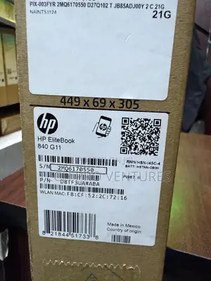 New Laptop HP EliteBook 840 G11 16GB Intel Core Ultra 7 SSD 512GB