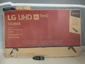 Flawless LG 55" UHD 4K Smart TV – 100% Clean + Original Magic Remote